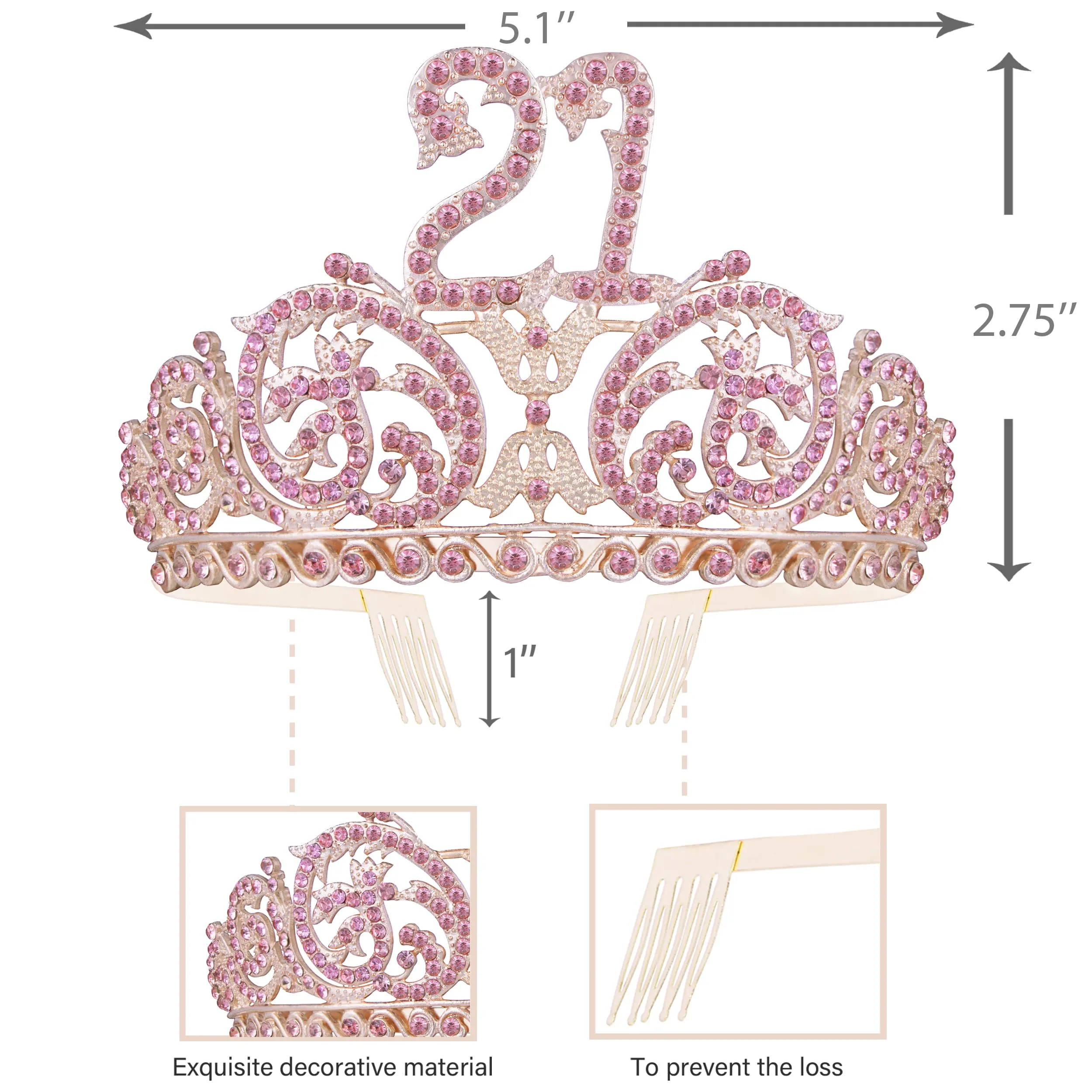 21st Birthday, 21st Birthday Sash, 21st Birthday Decorations for Her, 21st Birthday Crown