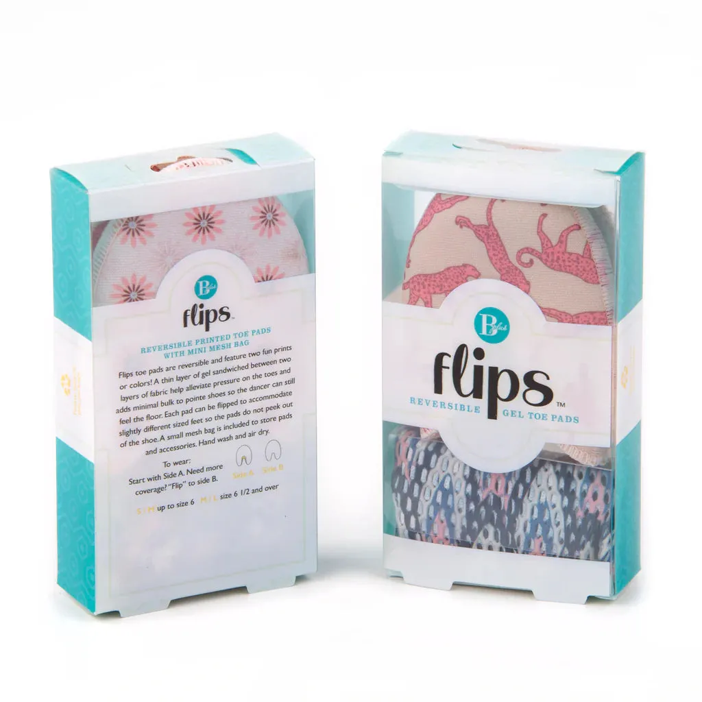 B Plus | Flips Toe Pads | Leopard