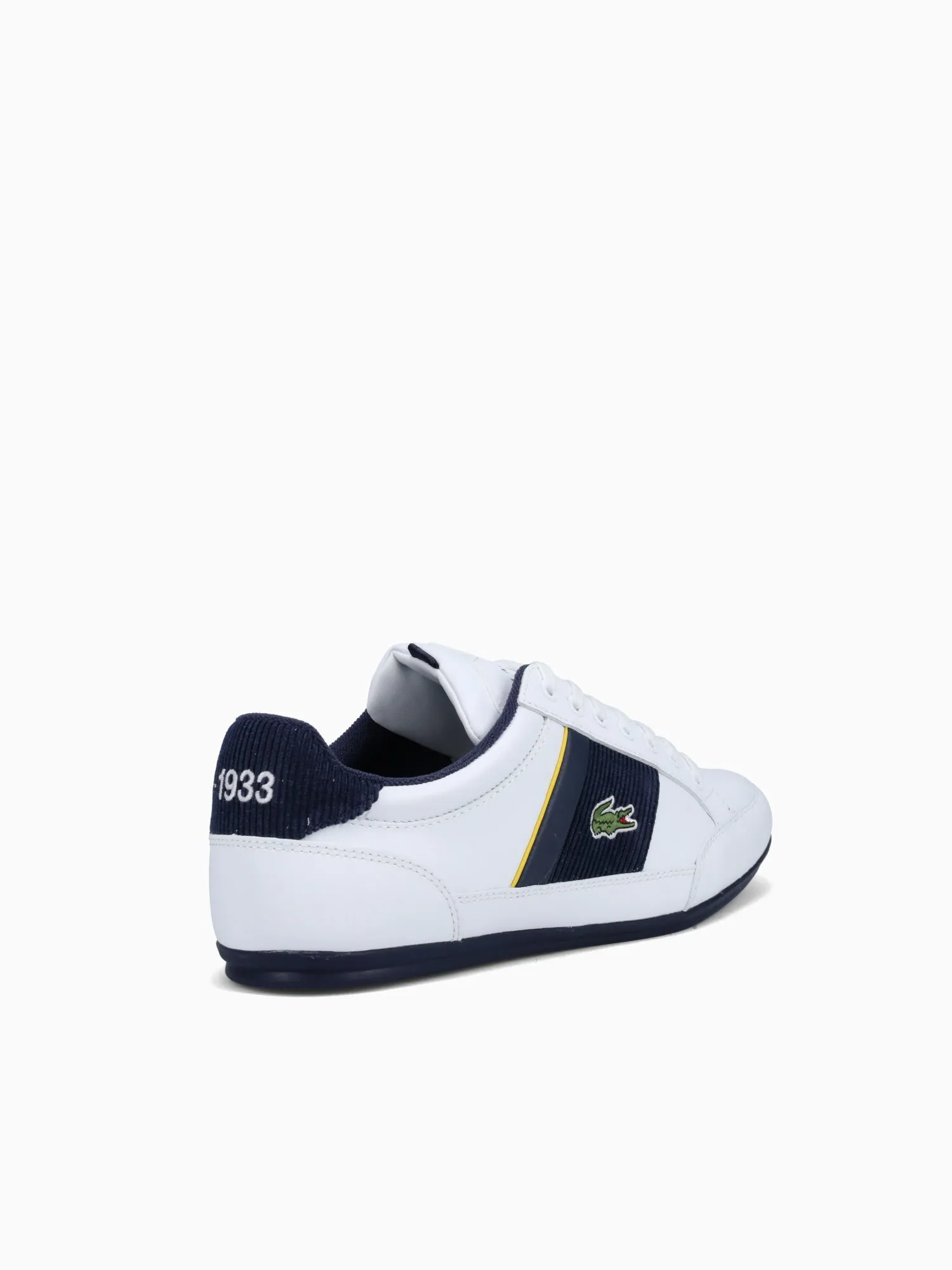 Chaymon 223 Wht Navy leather