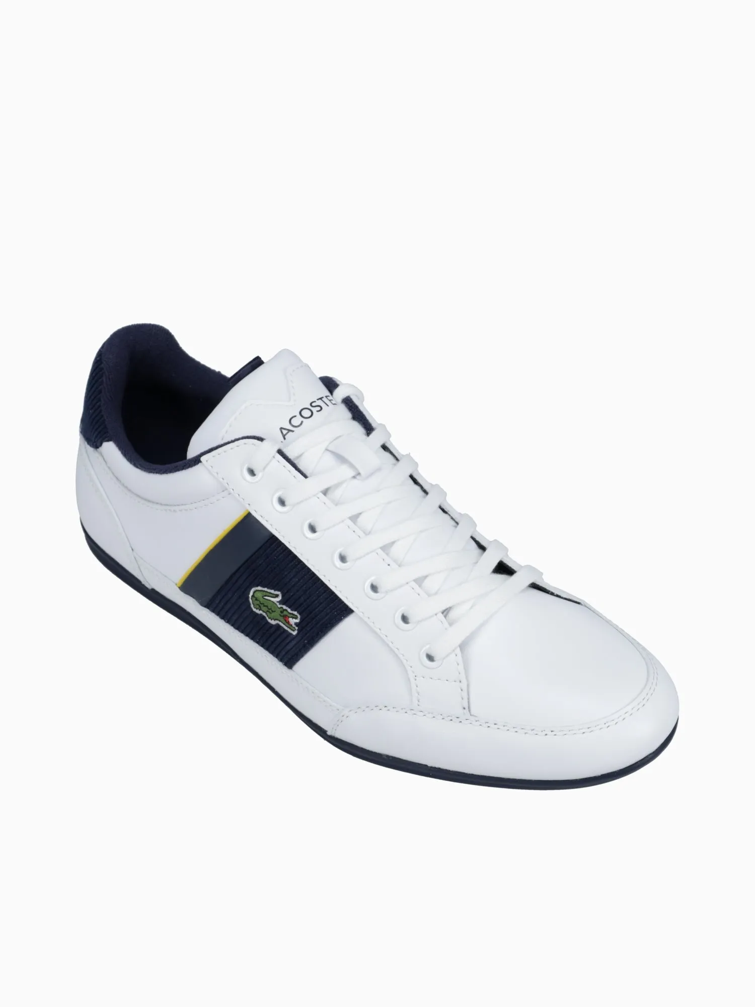 Chaymon 223 Wht Navy leather