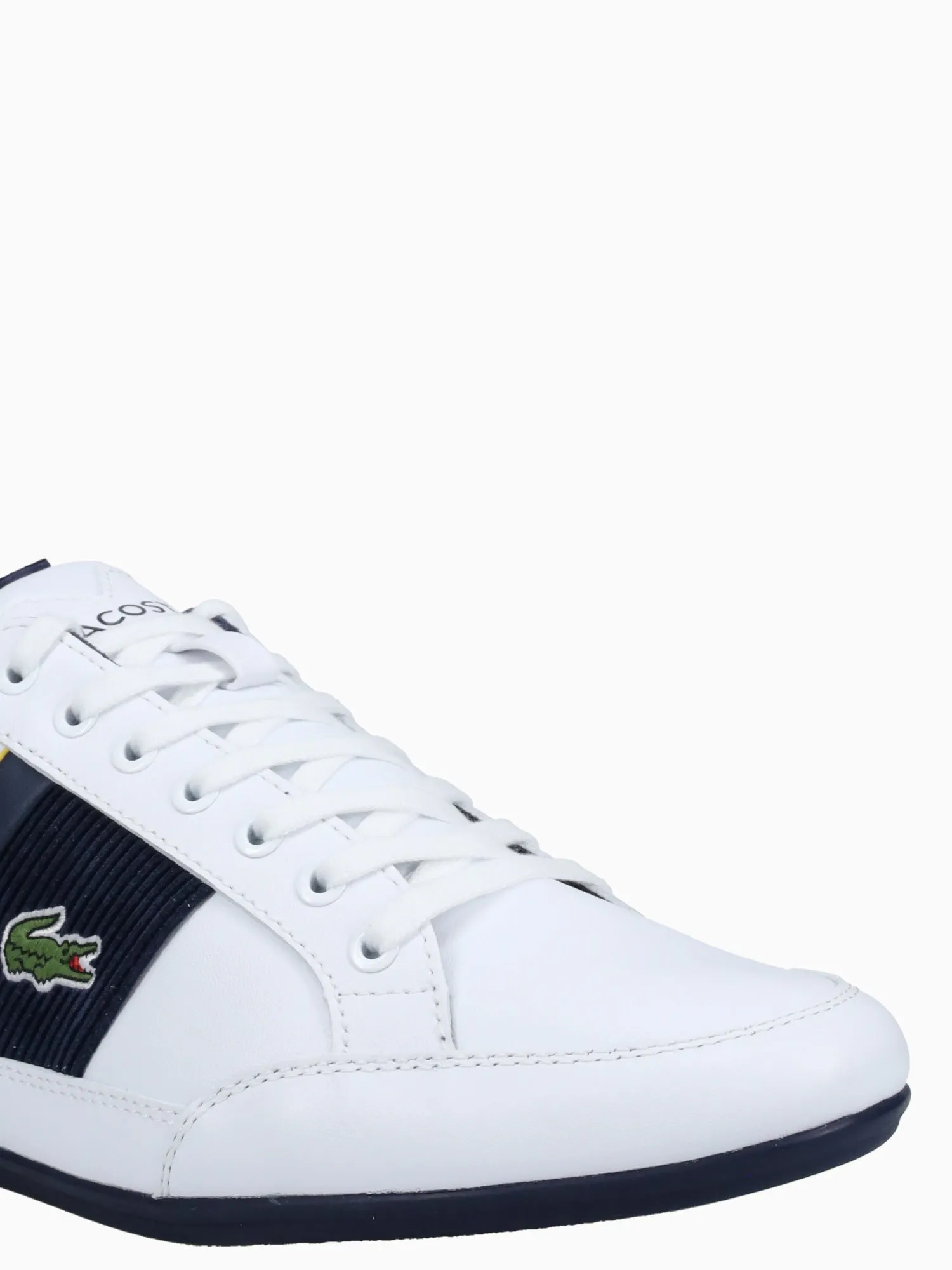 Chaymon 223 Wht Navy leather