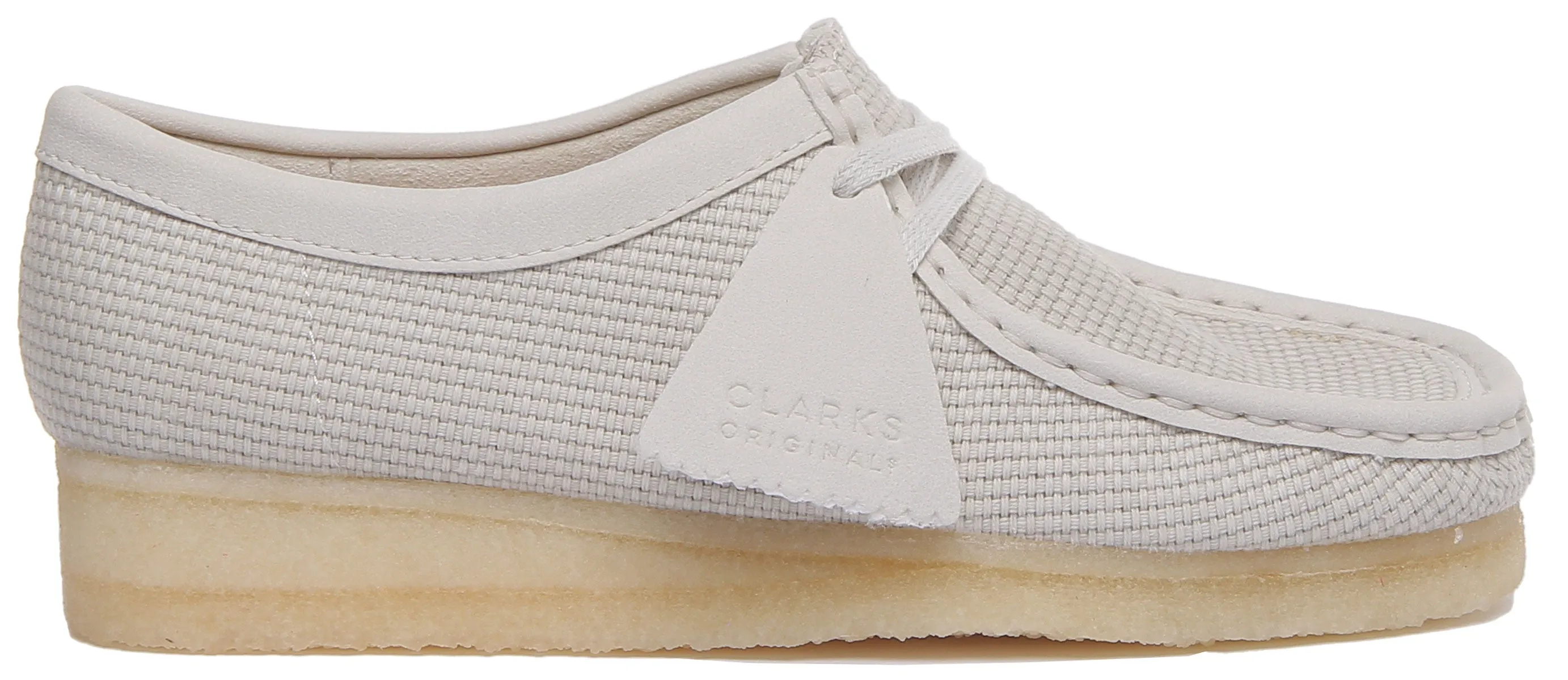 Clarks Originals Wallabee In Off White