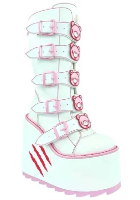 Dune Gloomy Bear [White] | PLATFORM BOOTS**