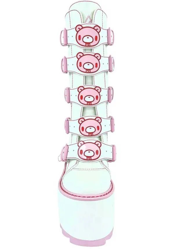 Dune Gloomy Bear [White] | PLATFORM BOOTS**