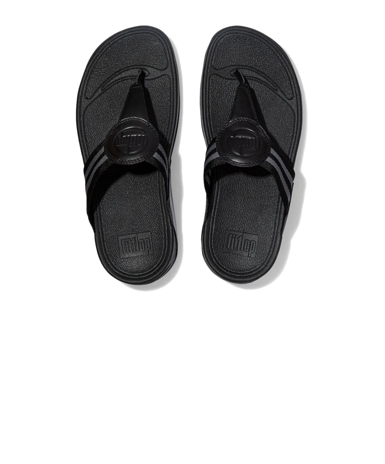 FitFlop Walkstar Toe Post Sandals Black