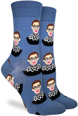 Good Luck Sock - Women's Ruth Bader Ginsburg, Blue Socks