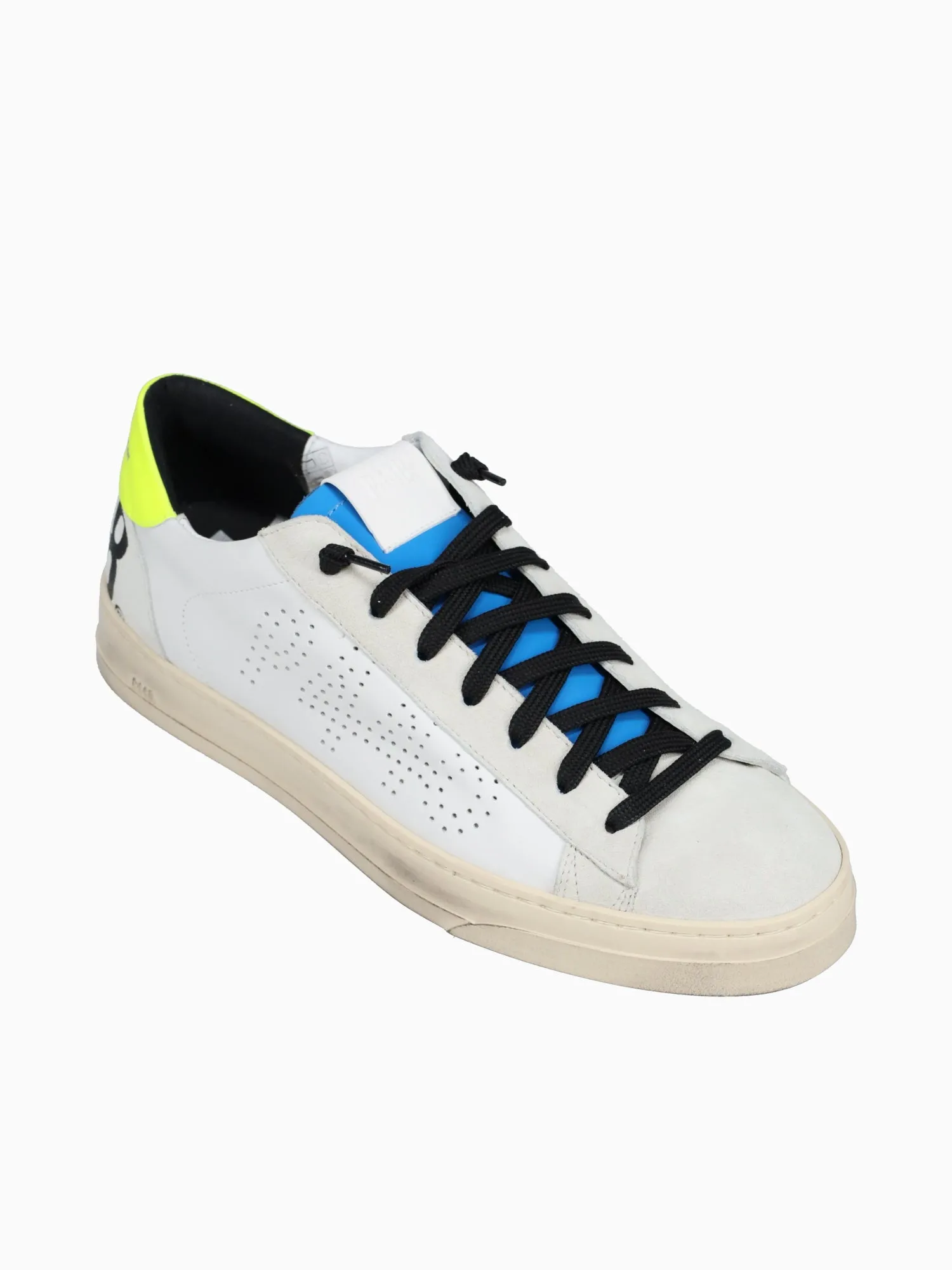 Jack Kcm  White Green Blue leather