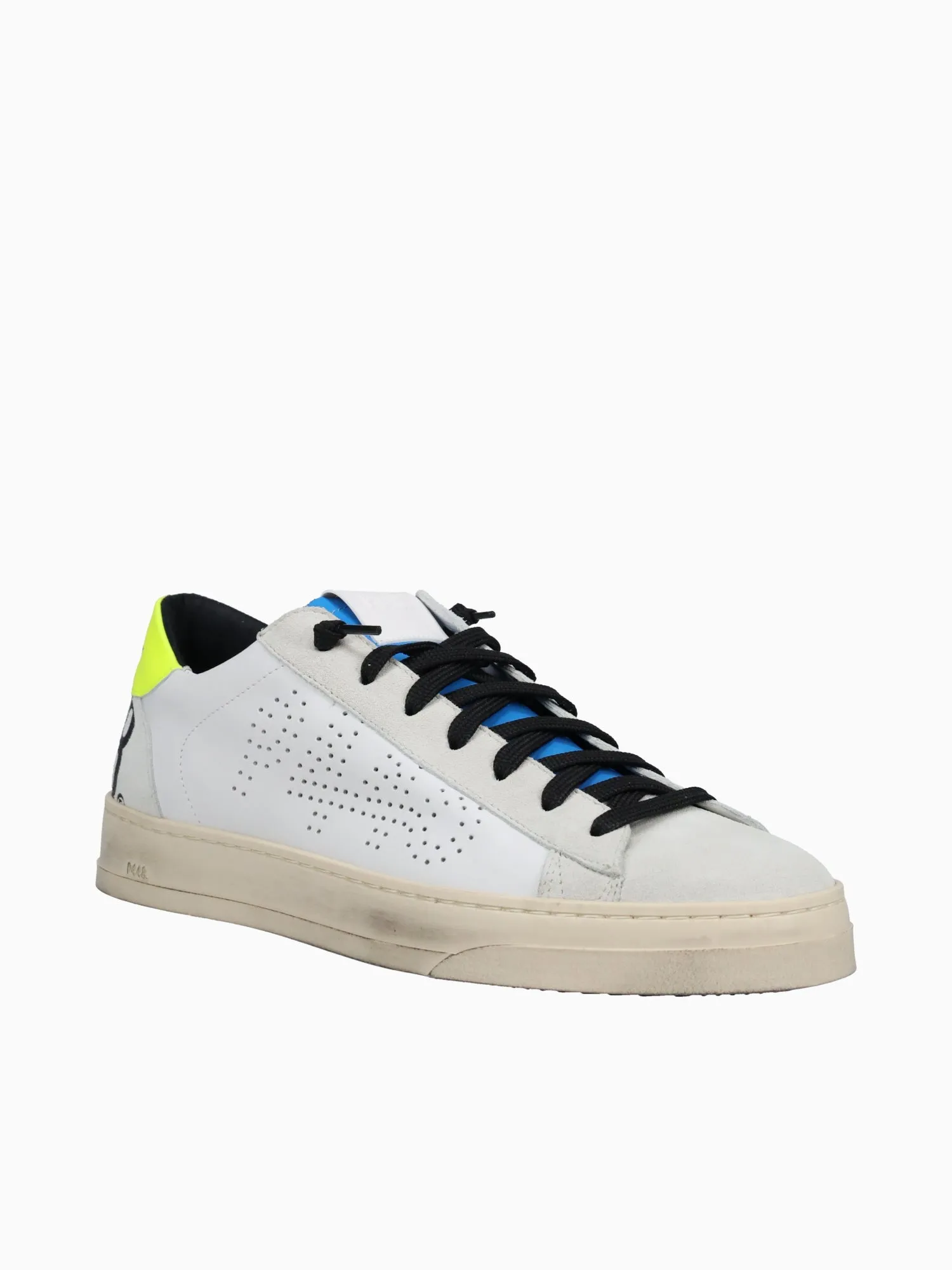 Jack Kcm  White Green Blue leather