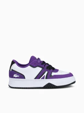 L 001 223 Wht Dkpurp leather