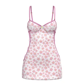 Magic Silk Daisy Dress & Tanga Set Daisy Print