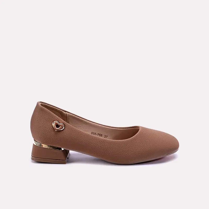 Maria Brown Casual Pumps 0431268