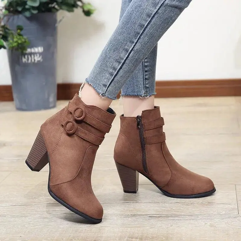 Martin boots female 2021 autumn and winter new thick with large size women's shoes Europe and the short tube women's boots students warm snow boots women