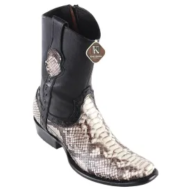 Men's King Exotic Original Python Skin Dubai Style Short Boot 479B5749