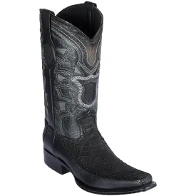 Men's Los Altos Python and Deer European Square Toe Boots 76FN57