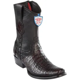 Men's Wild West Caiman Belly Dubai Toe Short Boot 279B8218