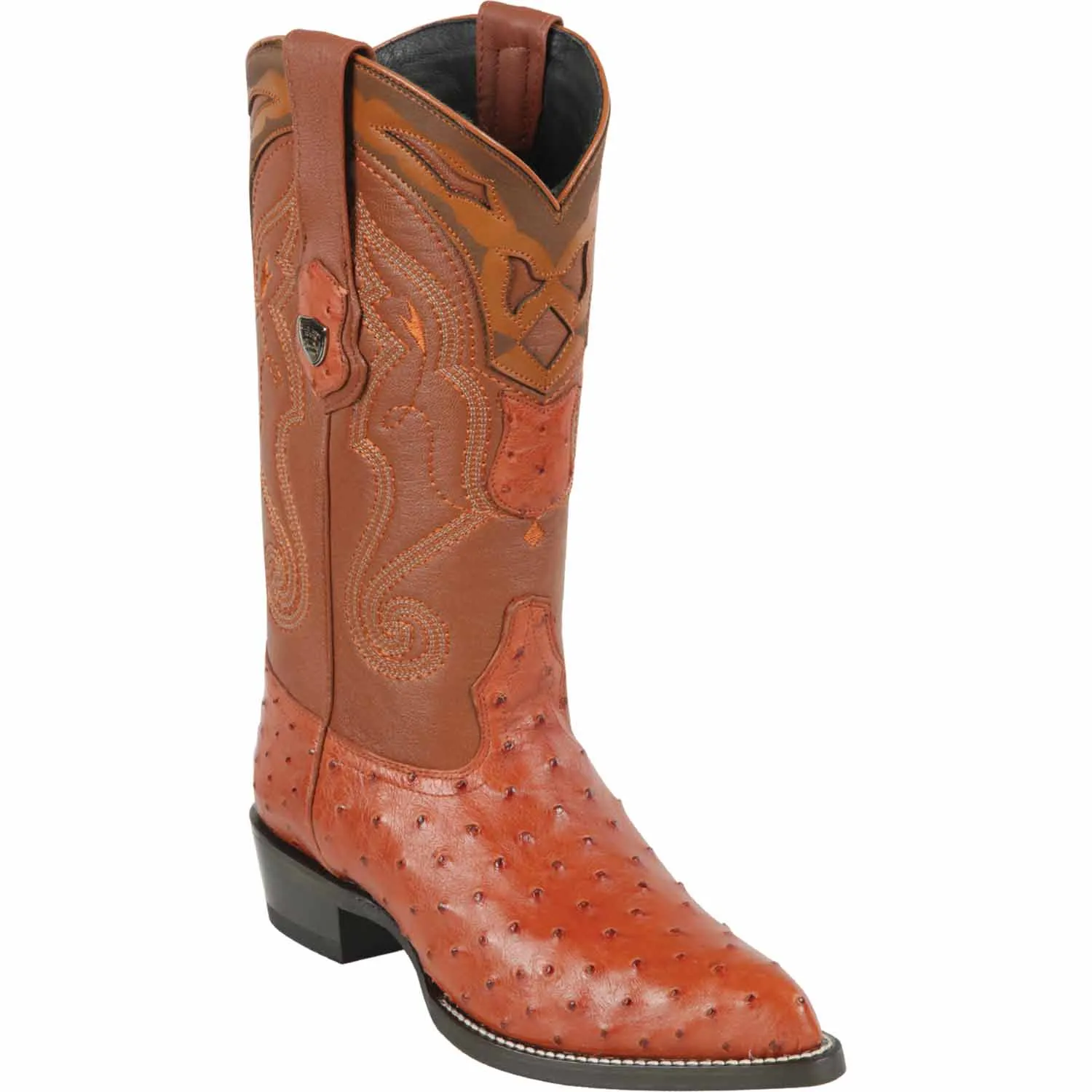 Men's Wild West Ostrich Skin J Toe Boot 2990303