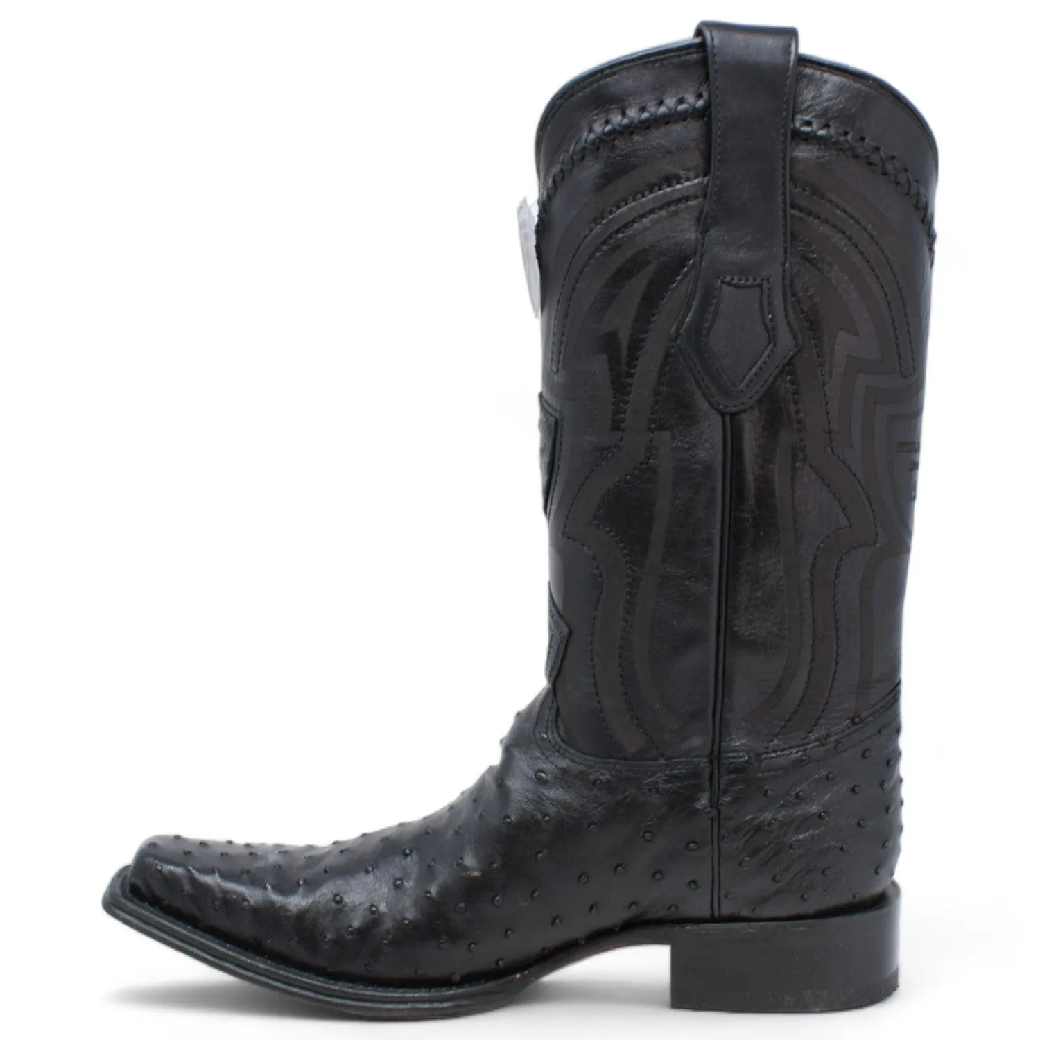 Men's Wild West Ostrich Square Toe Boot 277L0305