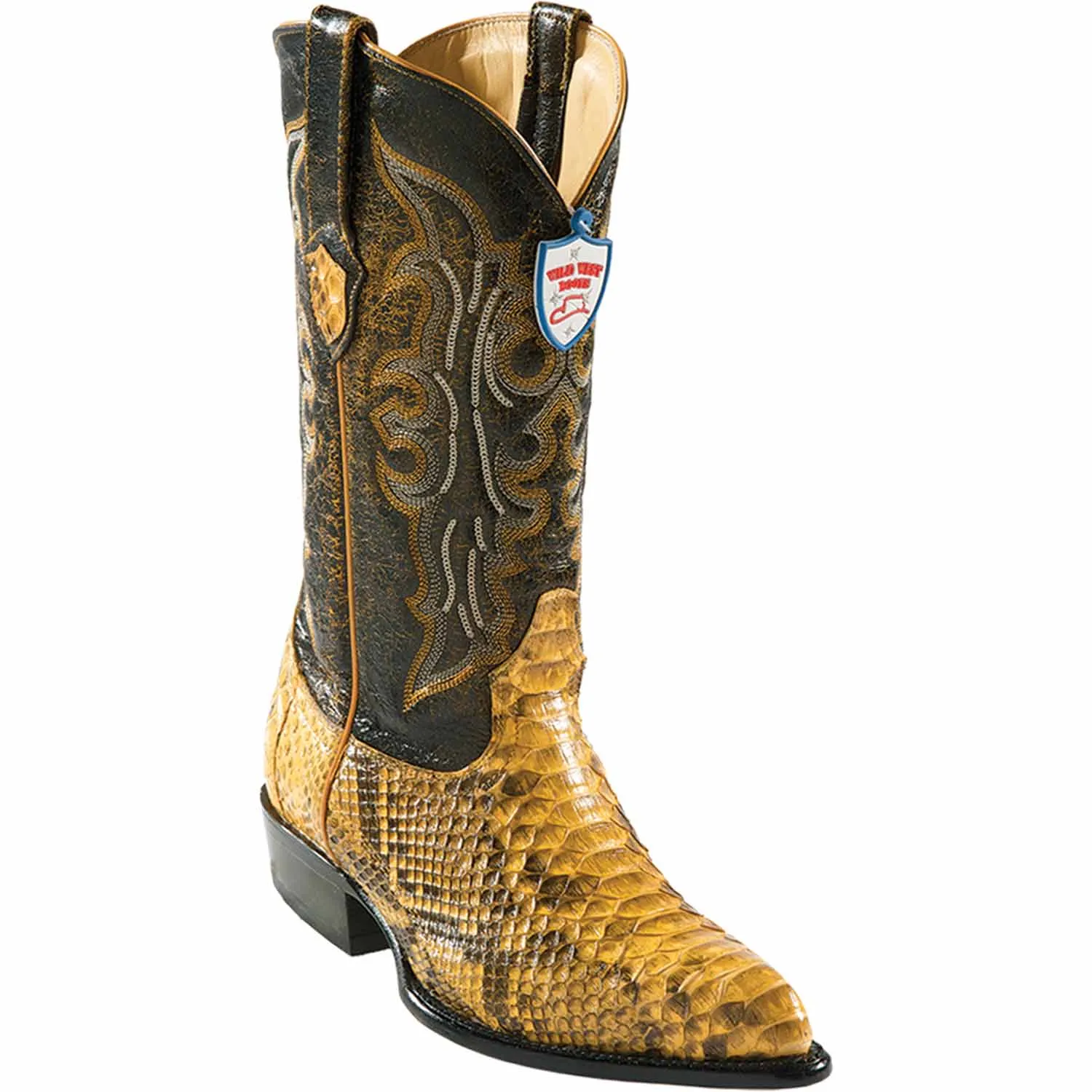 Men's Wild West Python Skin J Toe Boot 2995702