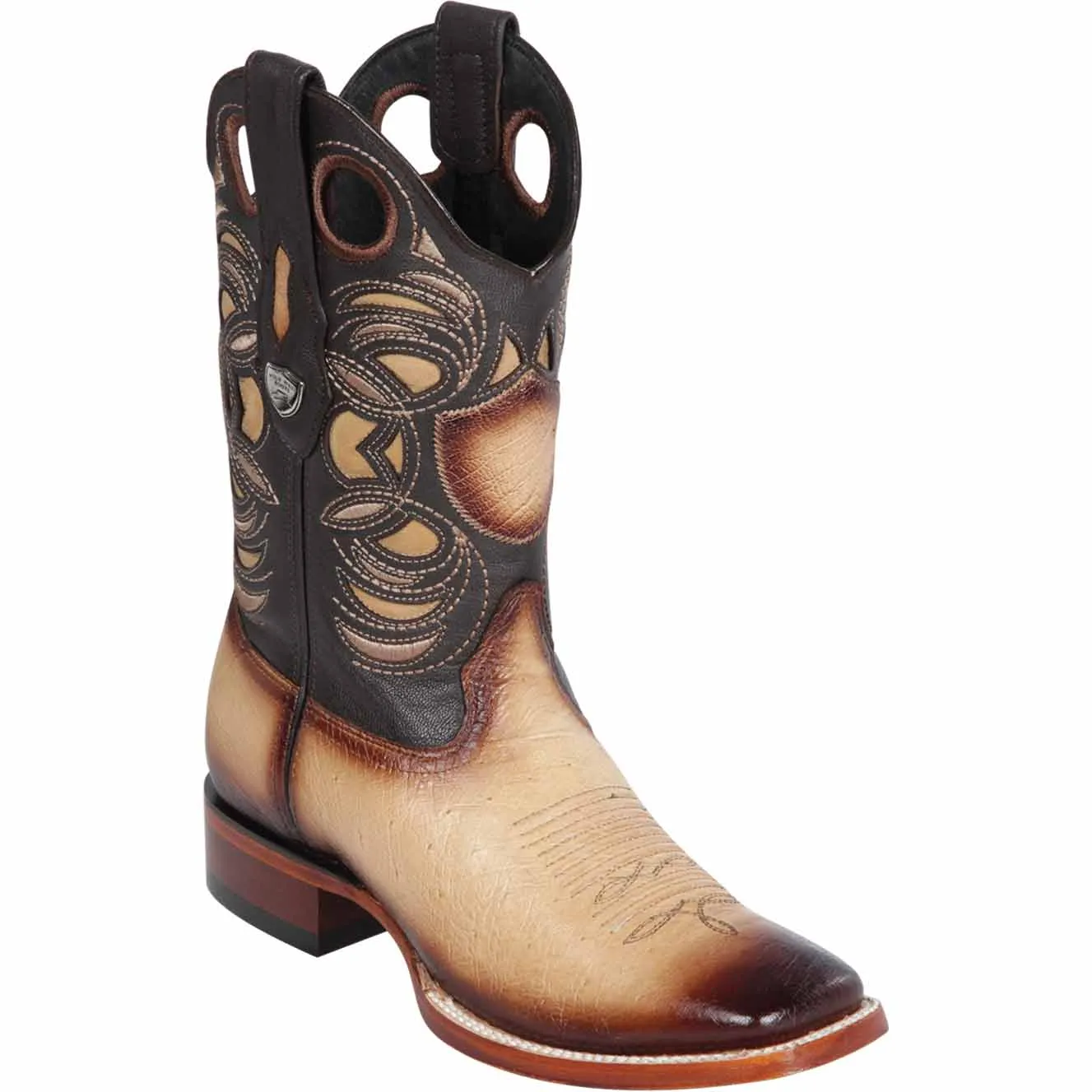 Men's Wild West Smooth Ostrich Ranch Toe Boot 28249715