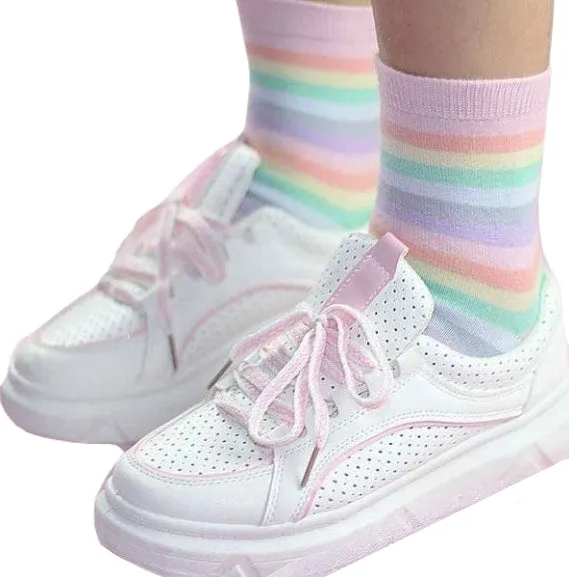 Milky Rainbow Socks