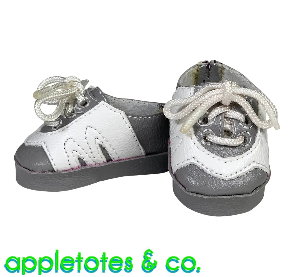 Morgan Leather Sneakers ITH Embroidery Pattern for 14 Inch Dolls