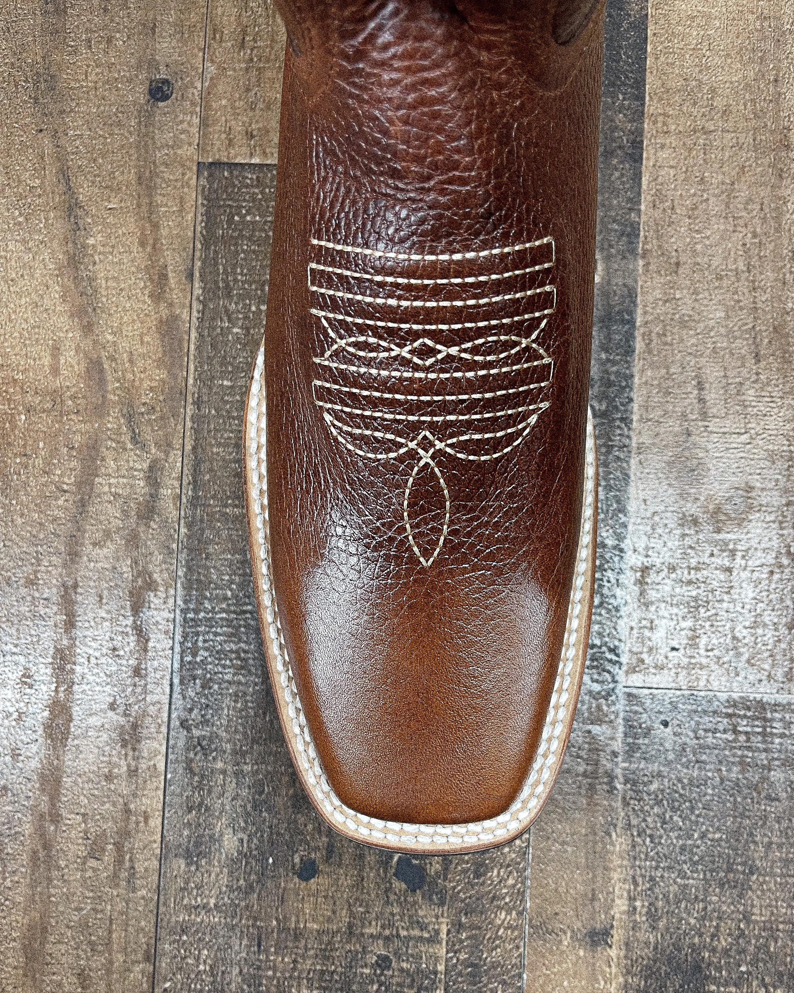 Dartanian Cognac Cowboy Boots for Men with Square Toe