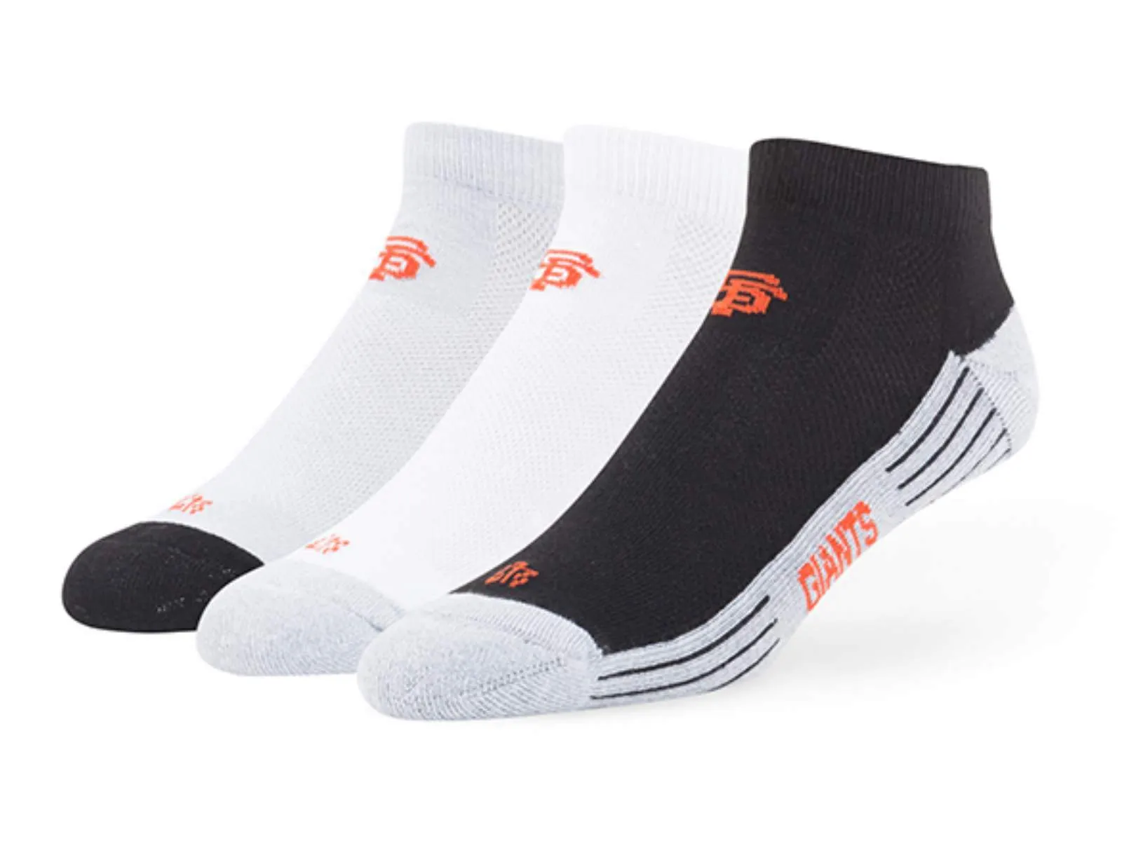 San Francisco Giants 47 Brand Tonal 3 Pack Performance Low Cut Socks (L)