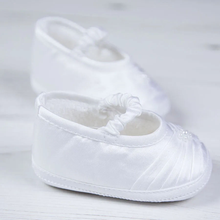 Sarah Louise Shoes Girls Shoes - White 004409