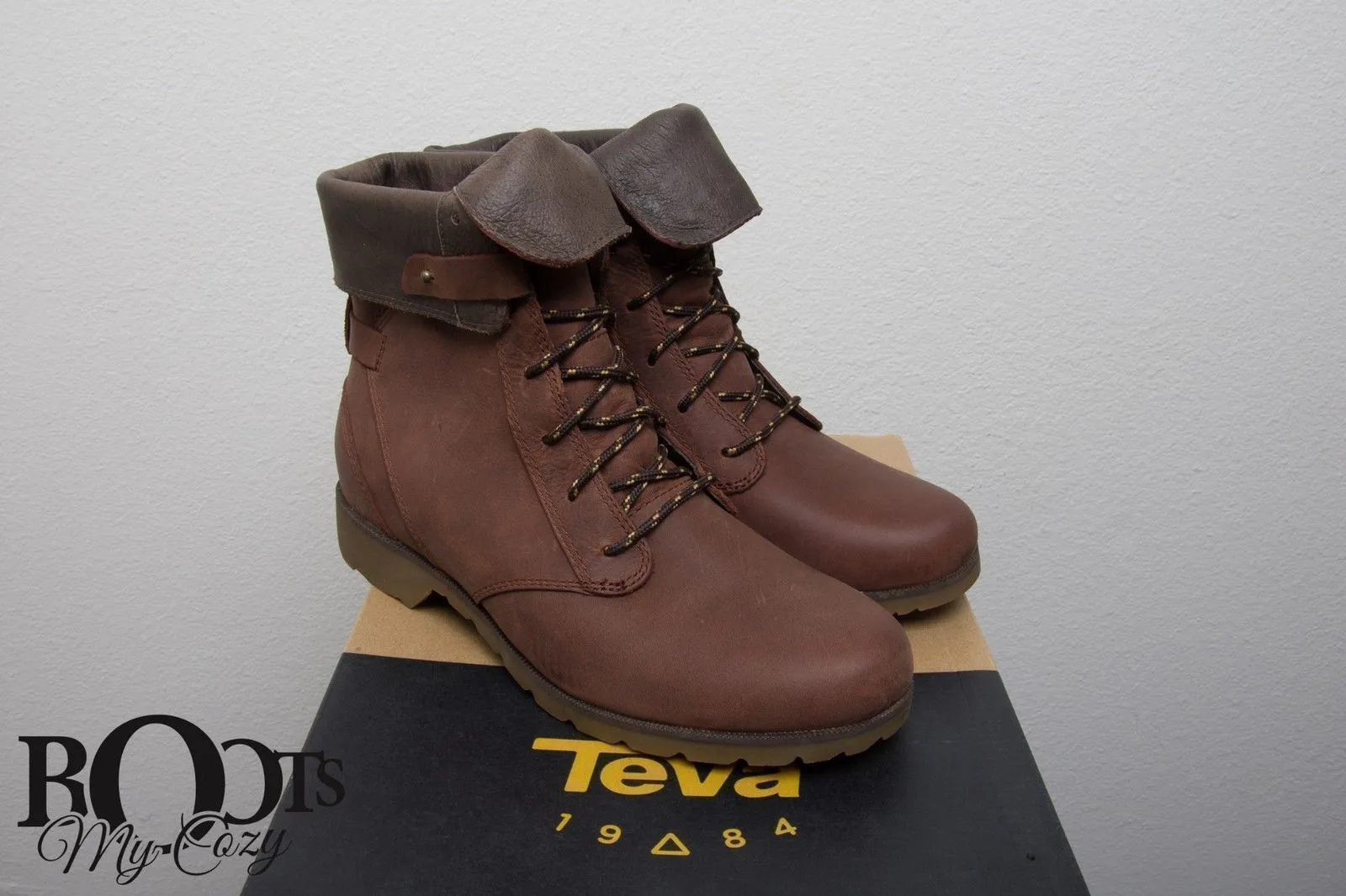 Teva Delavina Lace Adobe Brown Boots