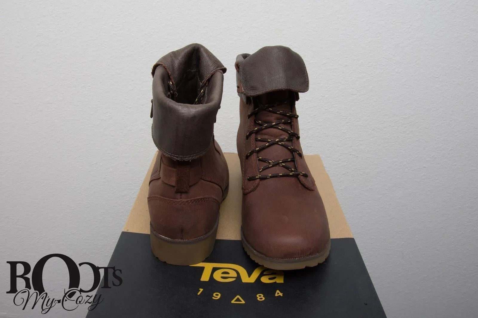 Teva Delavina Lace Adobe Brown Boots