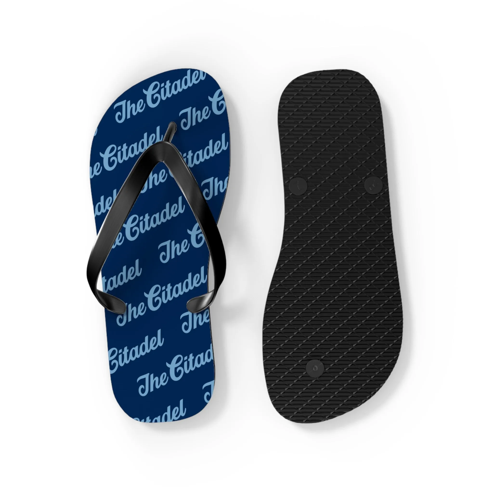 The Citadel, Script Patterned Flip Flops