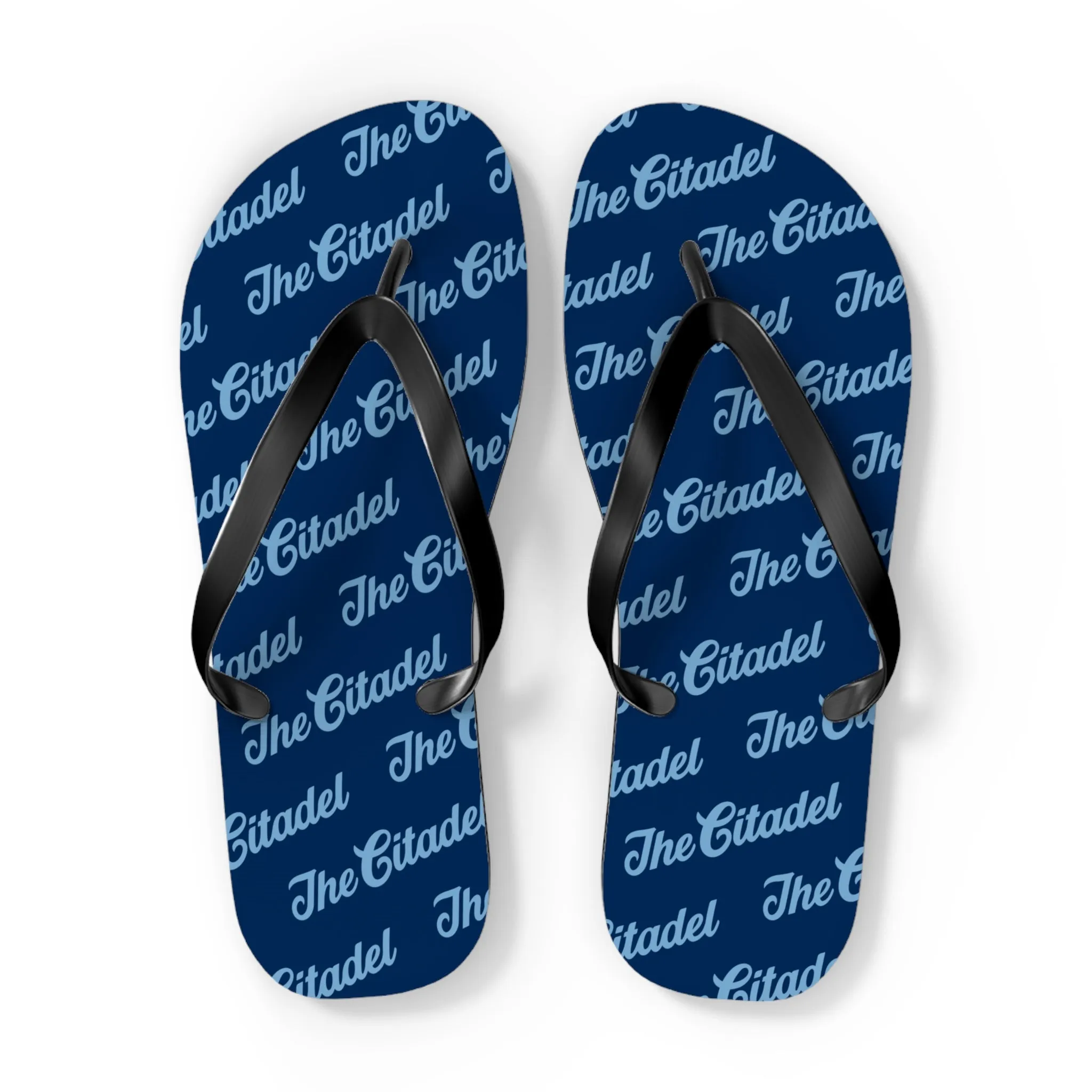 The Citadel, Script Patterned Flip Flops