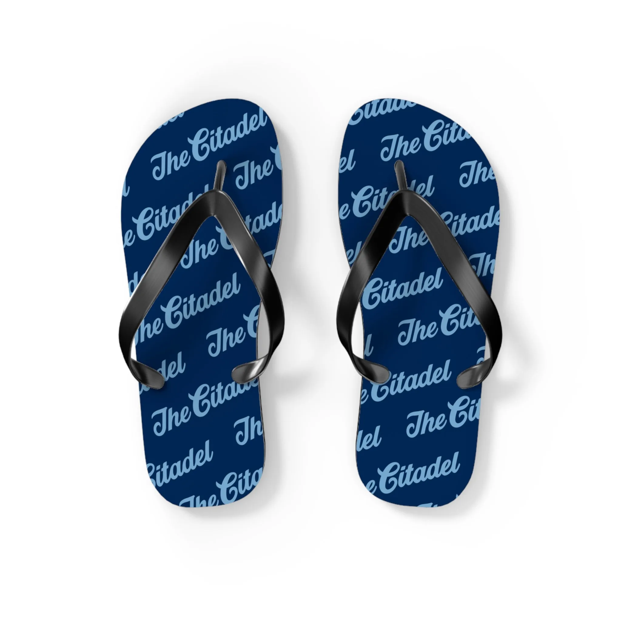 The Citadel, Script Patterned Flip Flops