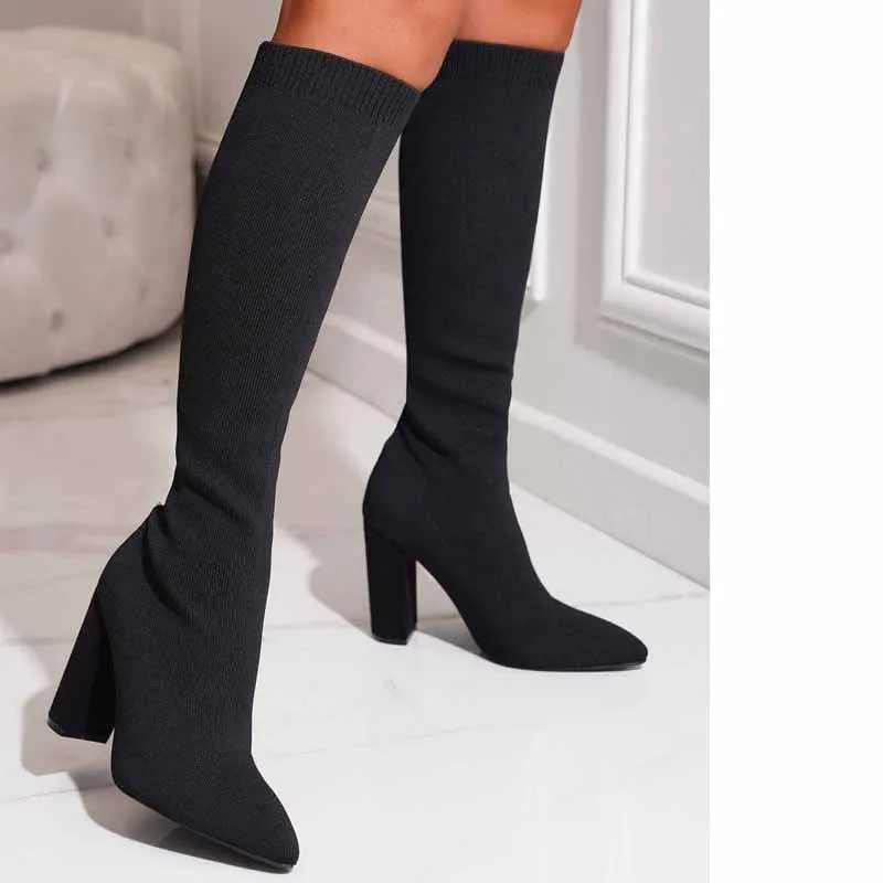 Thick High-heeled Thigh Boot Women