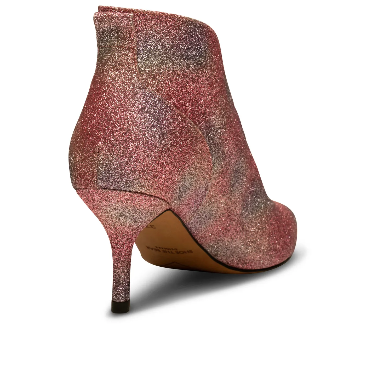 Valentine low bootie glitter - MULTI LILAC GLITTER