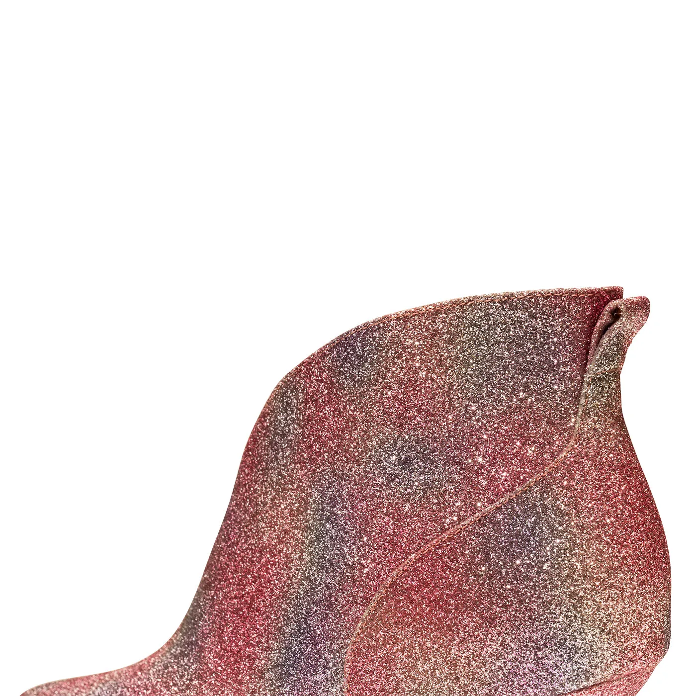 Valentine low bootie glitter - MULTI LILAC GLITTER