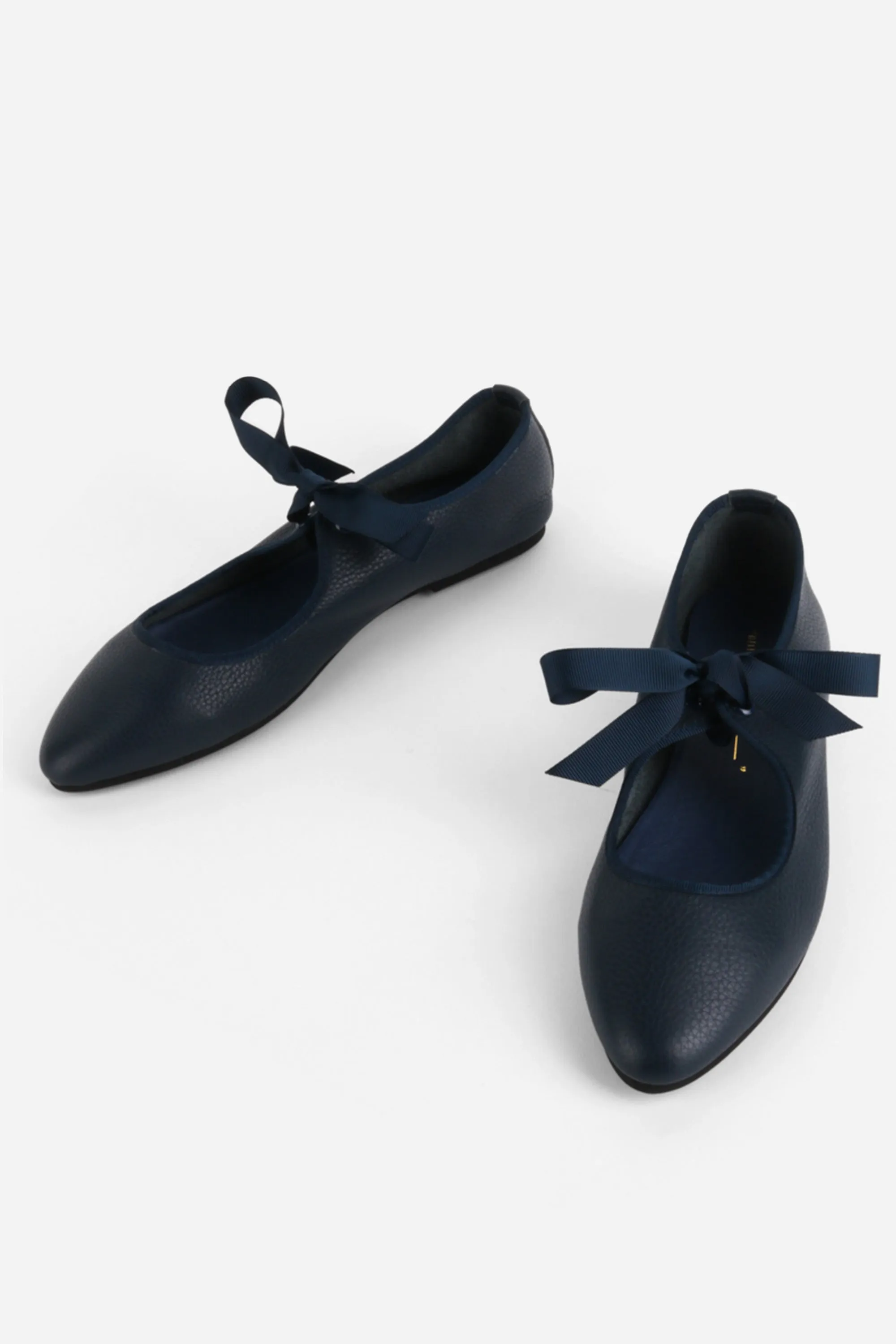 VALLEY BLACK SOLE BALLET FLAT