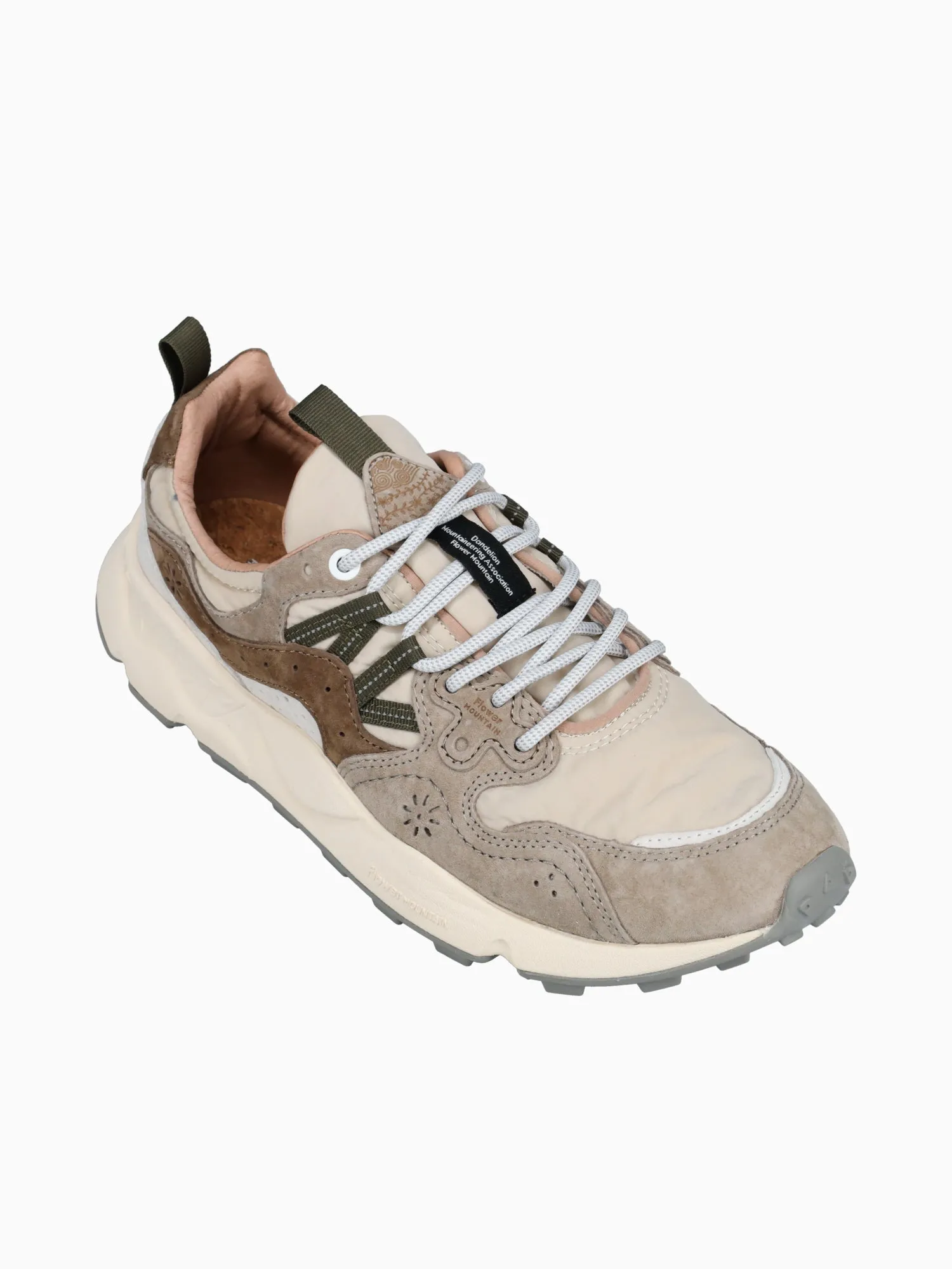 Yamano 3 Uni Off White Beige suede Nylon